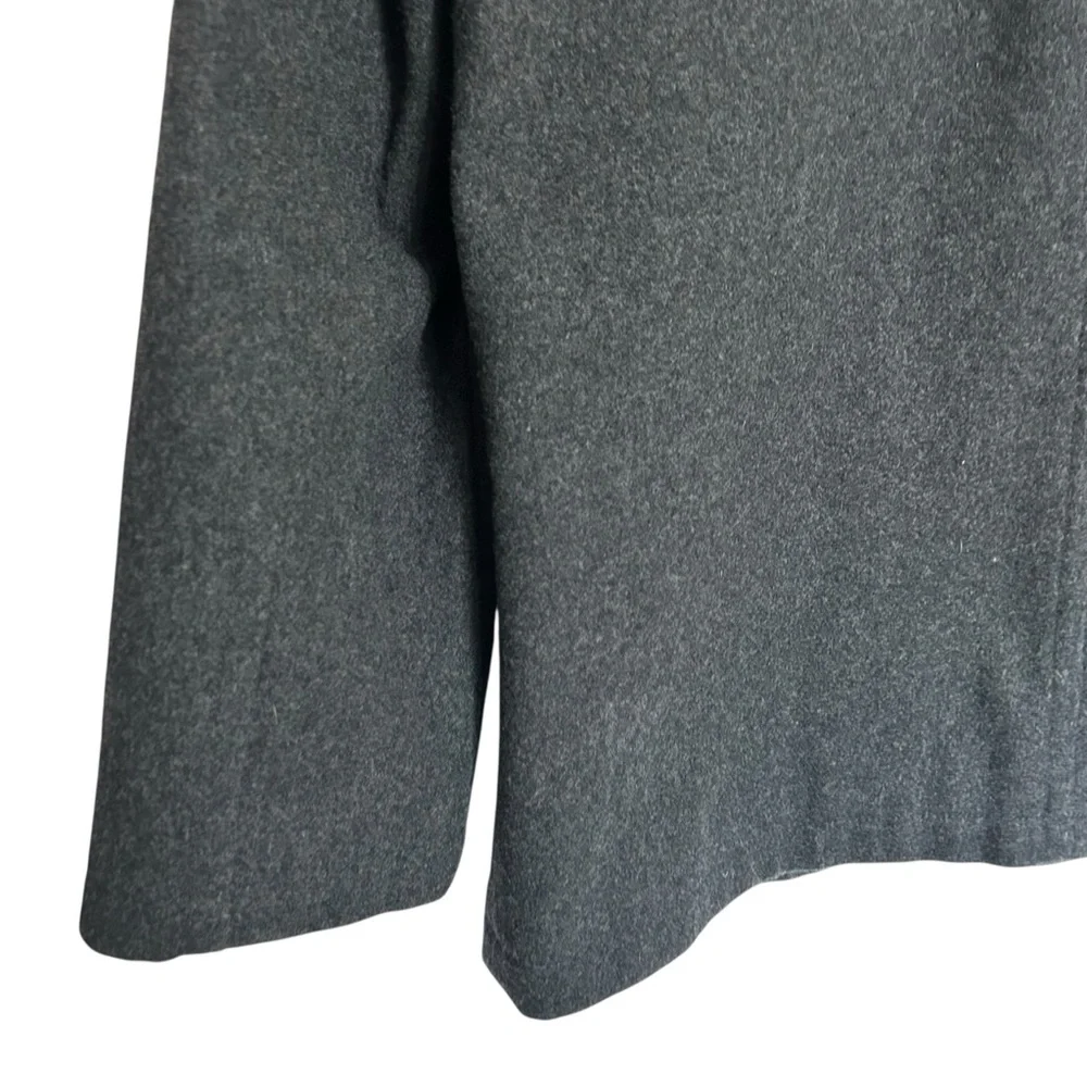 J.Crew University Coat in a grey wool blend XL